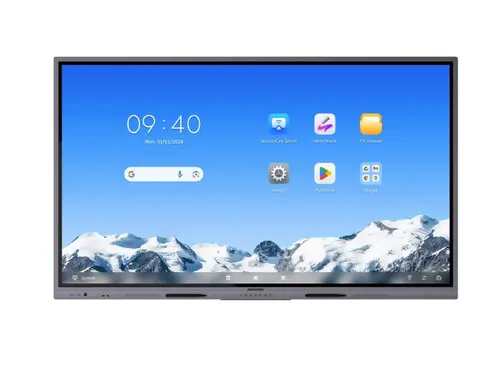 Интерактивен дисплей, Hikvision DS-D5C75RB/A2L, 75", EDLA, Touch: IR 50 points D-LED, 5ms, 3840 x 2160, 480 nits, speakers, Stylus pen, WiFi, Bluetooth, USB Type-C, USB Type-A, HDMI, VGA, Android, Wall Mount incl, OPS slot