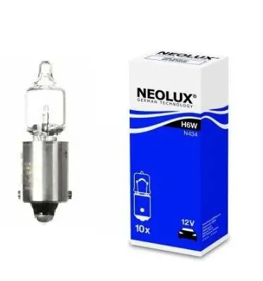 АВТОМОБИЛНА ЛАМПА N434 H6W 12V BAX9S UNPACKED NEOLUX OSRAM