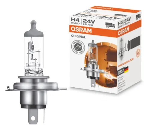 АВТОМОБИЛНА ЛАМПА 64196 H4 75/70W 24V P43t BOX OSRAM