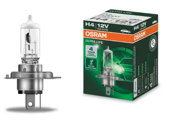 АВТОМОБИЛНА ЛАМПА 64193ULT H4 60/55W 12V P43t BOX OSRAM