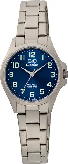 Γυναικείο αναλογικό ρολόι Q&Q Superior Titanium - S29A-003VY