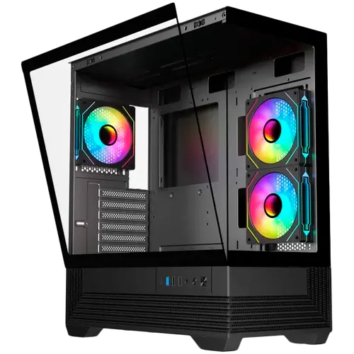 Chassis V-GAMING DARK REAPER VG-DR3F USB3.0 USB2.0 Type C without PSU Black - image 2
