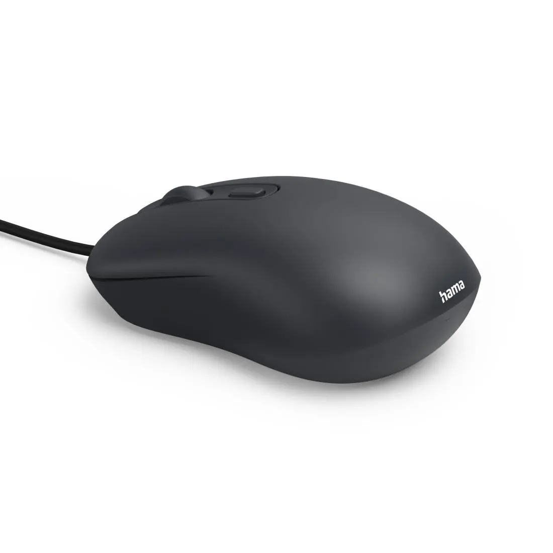 Оптична мишка HAMA CM-200, 4 бутонна, безшумна, с кабел, черна - image 2