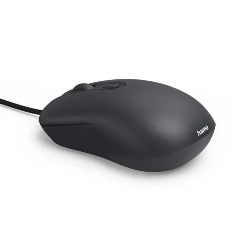 Mouse optic HAMA CM-200, cu 4 butoane, silențios, cu cablu, negru - 3