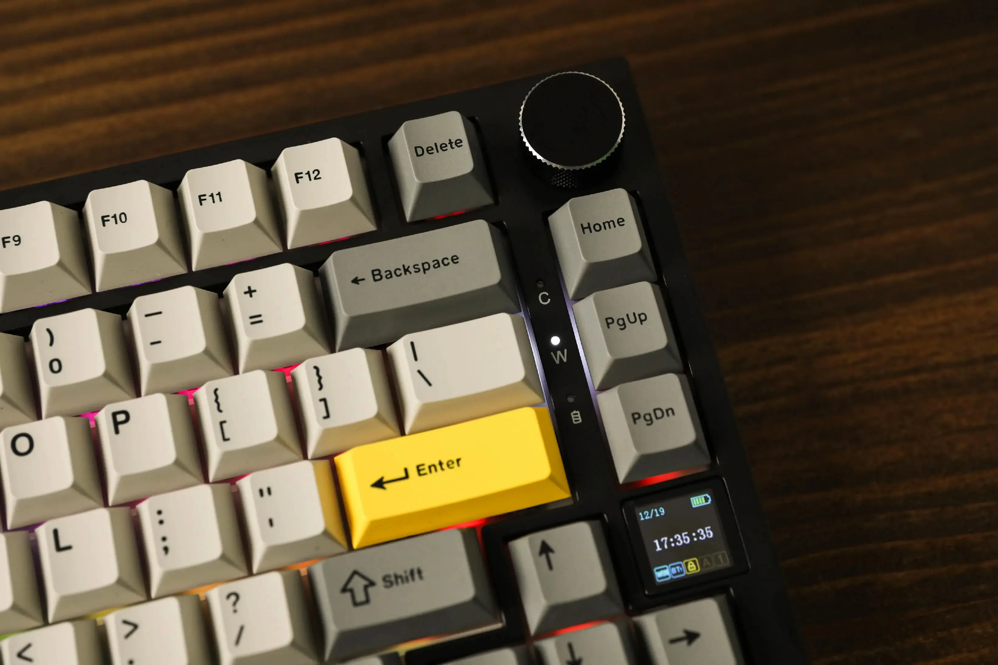 Ajazz геймърска механична клавиатура Wireless Gaming Mechanical Keyboard AK820 PRO - Flying Fish [Linear] (English US), Black, Gray - image 6