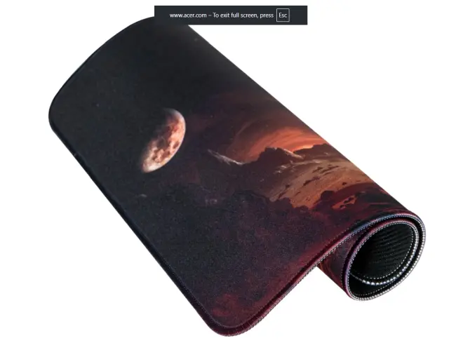 Подложка за мишка, Acer Nitro Mousepad, 360x260x2 mm, NMP450, M size, Retail Pack - image 2