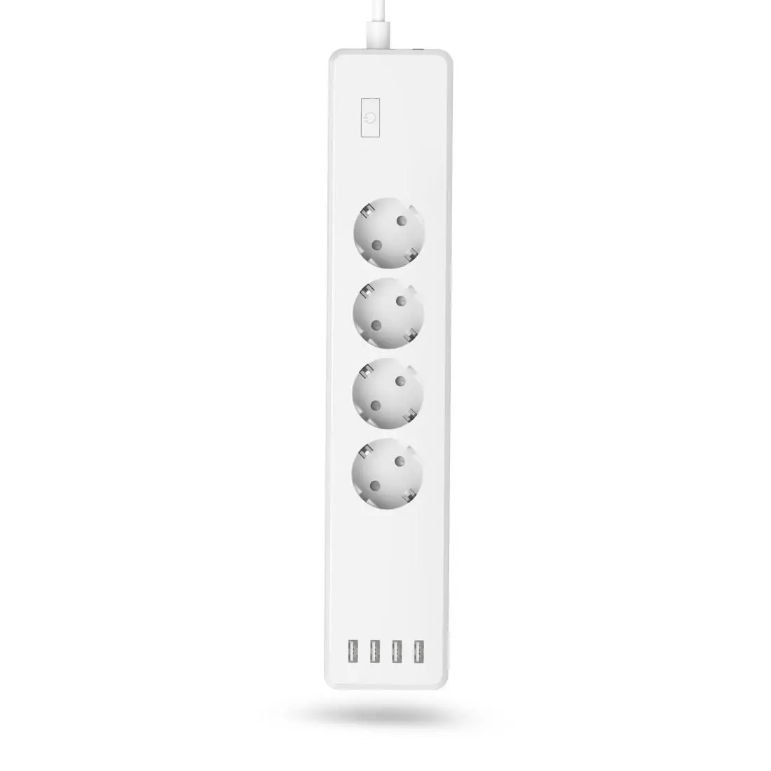 HAMA Смарт разклонител Wi-Fi 2.4Ghz, 4 гнезда, 4xUSB, 1.7 m, бял - image 1