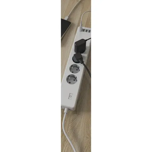 HAMA Prelungitor inteligent Wi-Fi 2.4Ghz, 4 prize, 4xUSB, 1.7 m, alb - 4