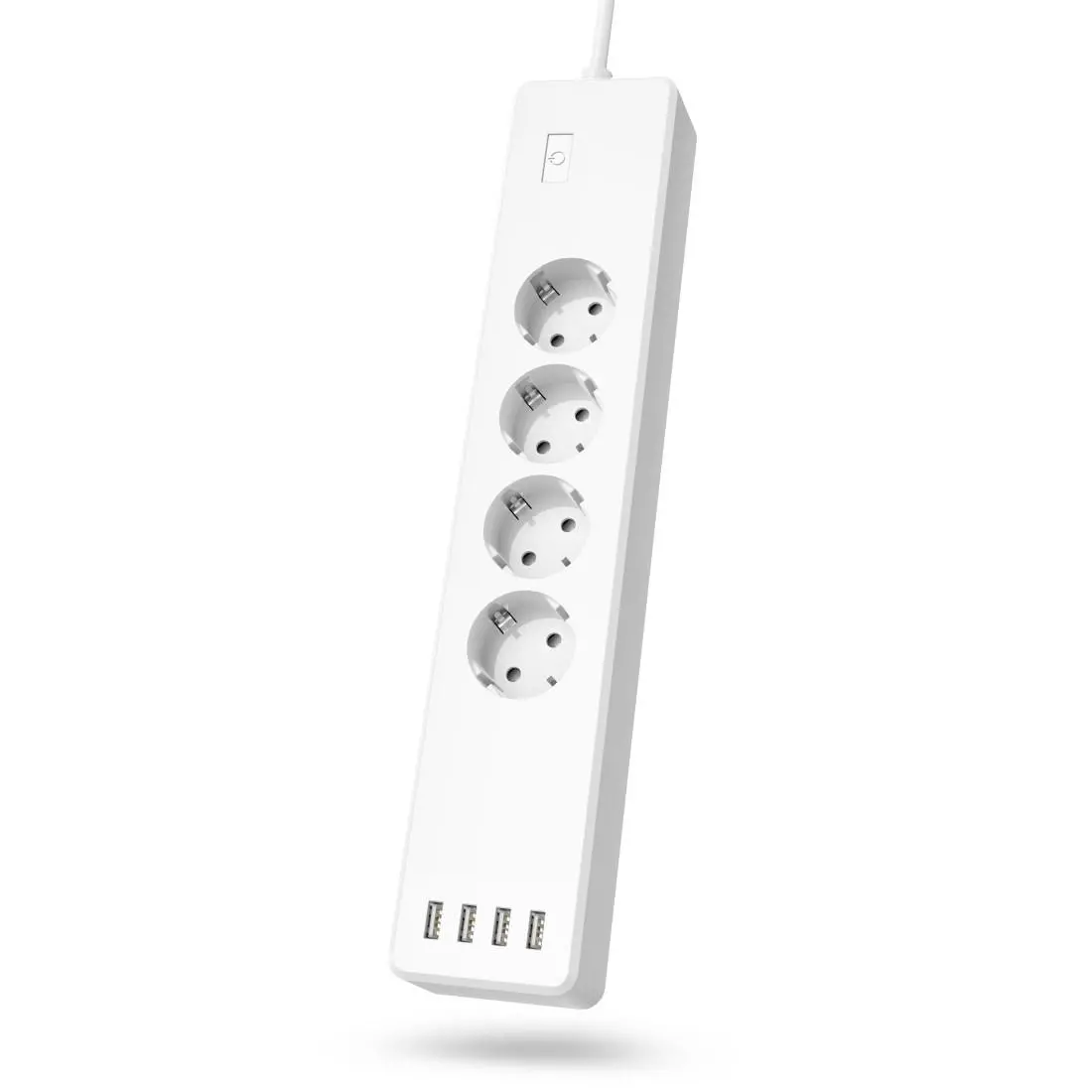 HAMA Смарт разклонител Wi-Fi 2.4Ghz, 4 гнезда, 4xUSB, 1.7 m, бял - image 5