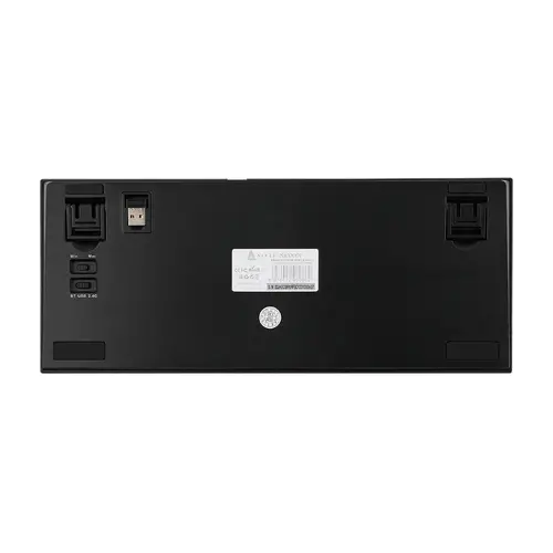 Ajazz gaming μηχανικό πληκτρολόγιο Wireless Gaming Mechanical Keyboard AK820 PRO - Gift Switch [Linear] (English US), μαύρο, γκρι - 5
