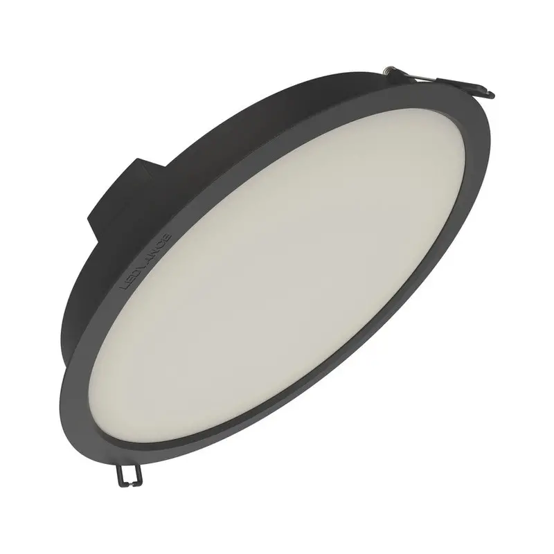 SPOT LED ÎNCASTRAT DL IP44 DN 215 24W 830 2640LM NEGRU LEDVANCE