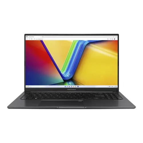 Лаптоп, Asus Vivobook M1505YA-MA130W, AMD Ryzen R7-7730U, 15.6 " OLED (2880X1620) 16:9 16GB LPDDR4 (8 GB on BD),512 GB SSD,Backlit Chiclet Keyboard , Windows 11 Home, Black