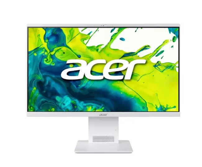 Настолен компютър - всичко в едно, Acer Aspire S24-B, 23.8'' AiO FHD (1920x1080) IPS 144Hz, Intel Core Ultra 7 155H (up to 4.80GHz, 24MB), 16GB DDR5, 1TB SSD, Intel Arc Graphics, no DVD, WiFi 7 & BT 5.4, 90W AC adapter, FHD IR cam, KBD & Mouse Wireless, No OS, Silver - image 1