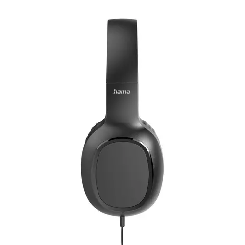 HAMA Слушалки с микрофон "Fun C", USB-C, водач за кабел от едната страна, черни - image 2