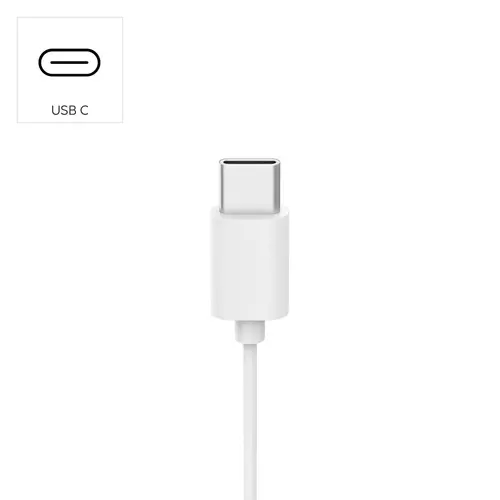 HAMA Слушалки с микрофон "Fun C", USB-C, водач за кабел от едната страна, бели - image 8