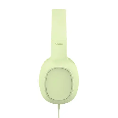 HAMA Ακουστικά με μικρόφωνο "Fun C", USB-C, οδηγός καλωδίου από τη μία πλευρά, πράσινα - 3
