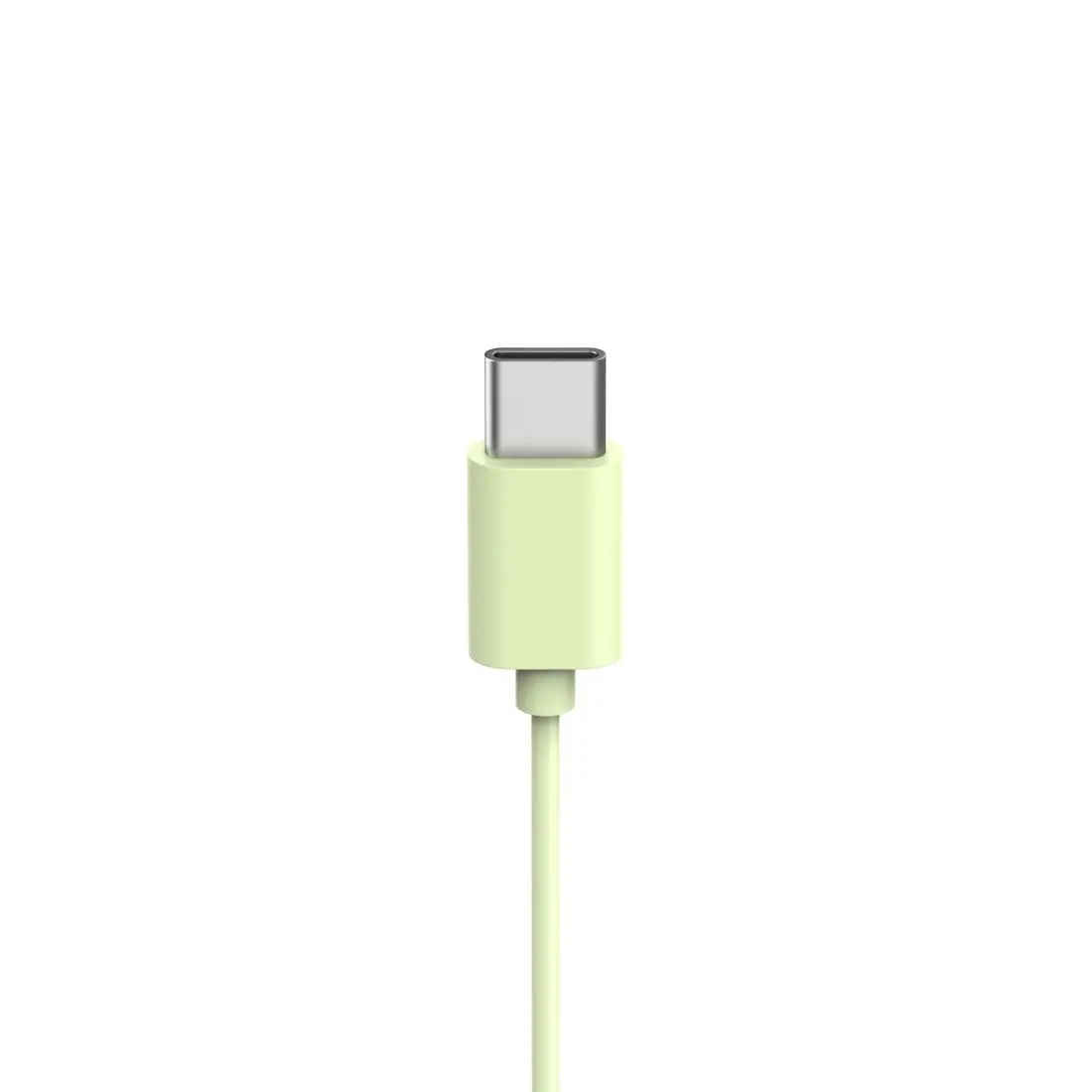 HAMA Слушалки с микрофон "Fun C", USB-C, водач за кабел от едната страна, зелени - image 4