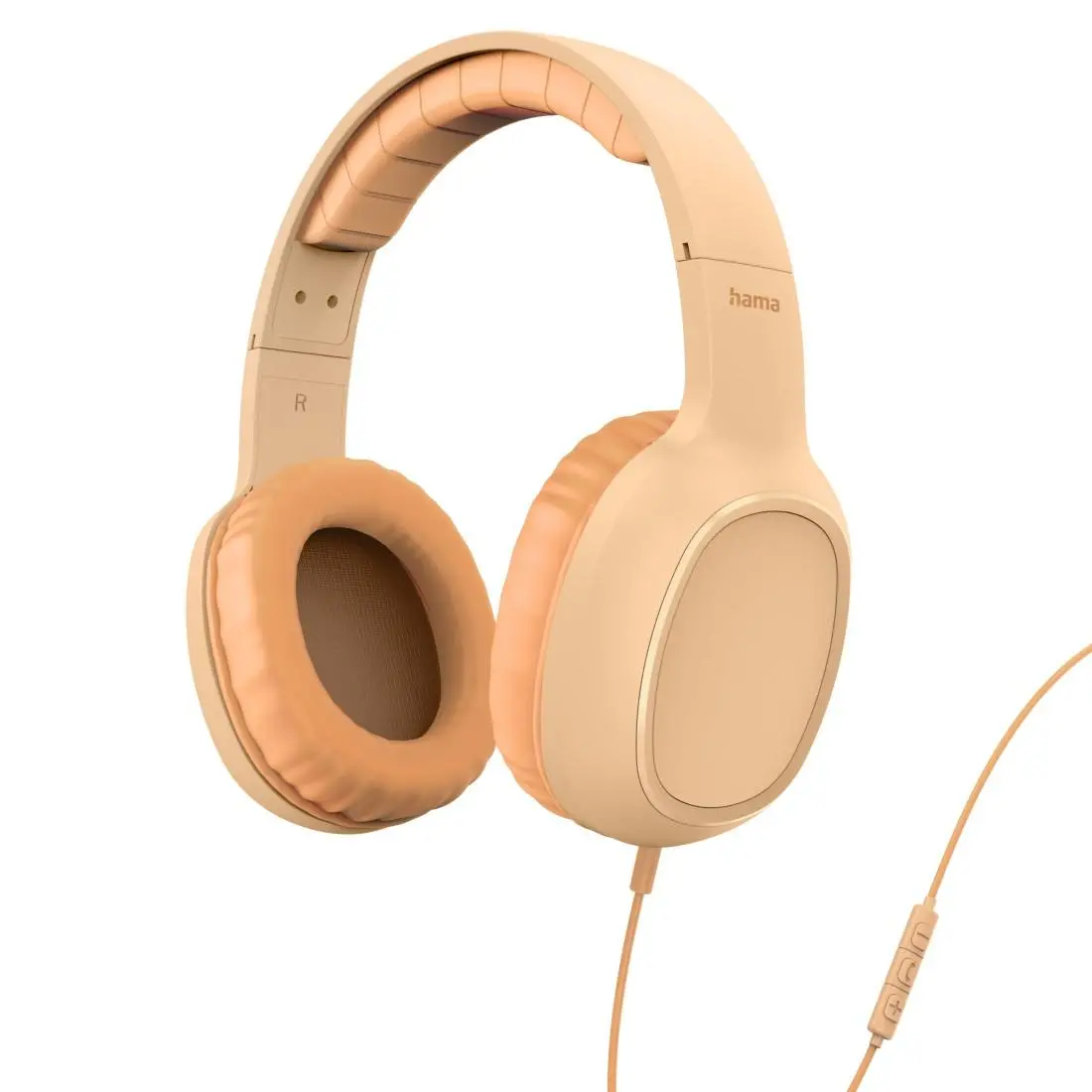 HAMA Слушалки с микрофон "Fun C", USB-C, водач за кабел от едната страна, Оранжев - image 6