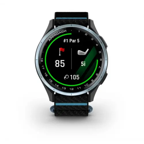 Garmin Approach® J1 - Cloud blue алуминиев безел с black/azure ComfortFit каишка 010-03898-00 - image 1