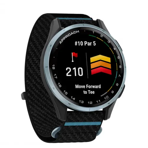 Garmin Approach® J1 - Cloud blue алуминиев безел с black/azure ComfortFit каишка 010-03898-00 - image 2