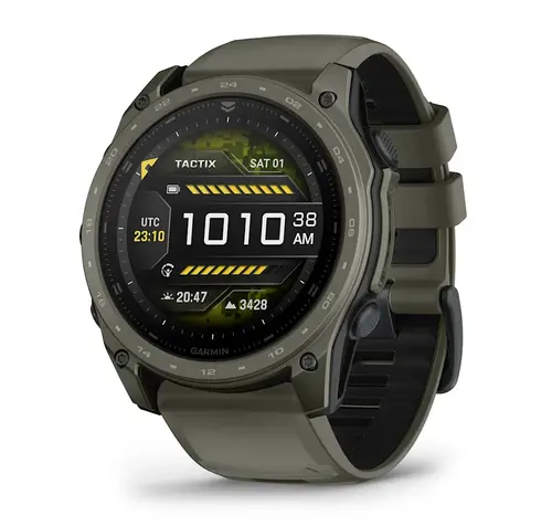 Garmin tactix® 8 – 51 мм, AMOLED - Включва Applied Ballistics Ultralight™ Solver и Olive Drab Cerakote® покритие 010-04553-11