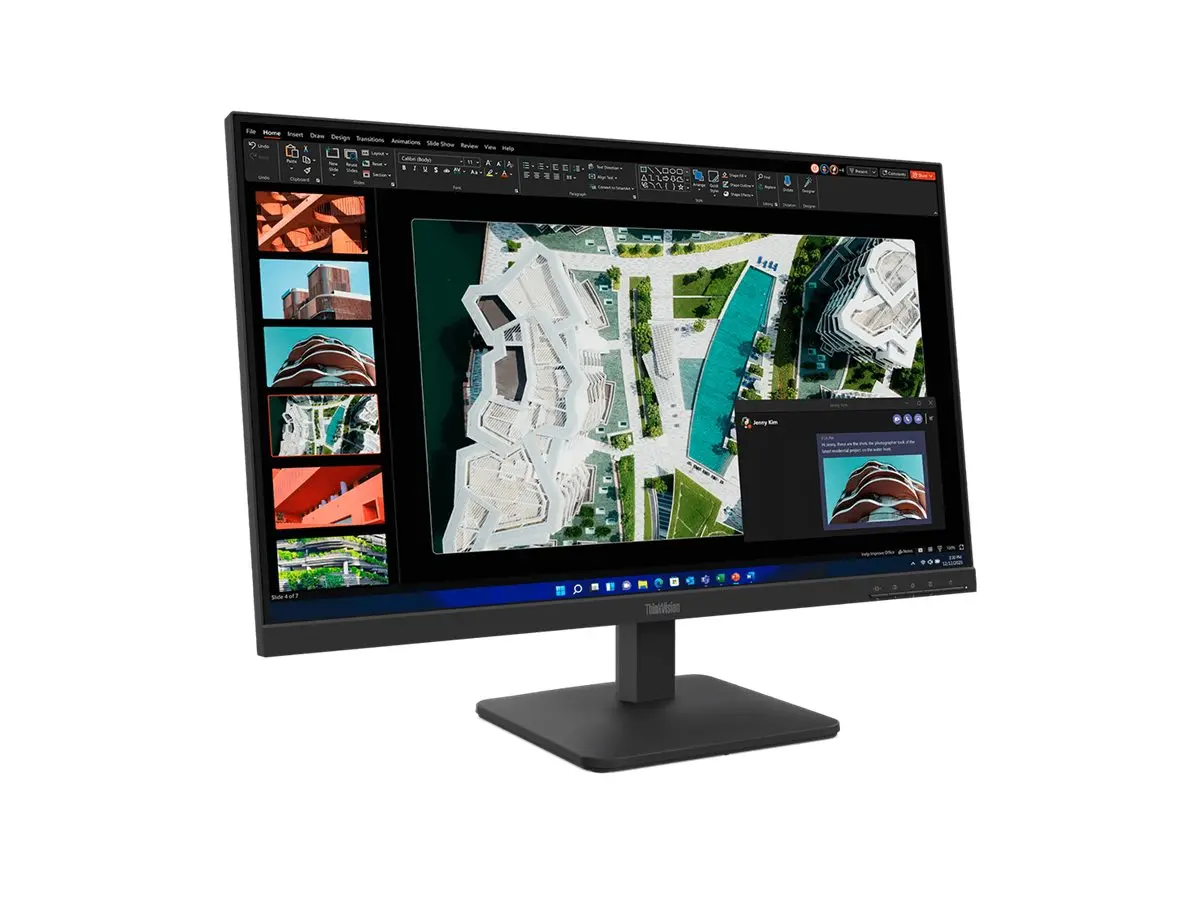 Монитор, Lenovo ThinkVision S27-4e 27" IPS WLED, 1920x1080, 16:9, 4ms, 100Hz, 300 cd/m?, 1500:1, HDMI, VG, Tilt Stand - image 3