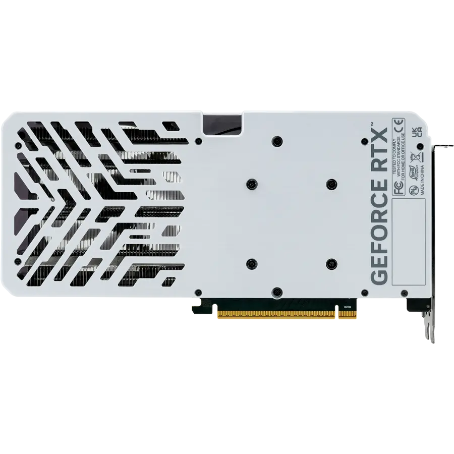 PALIT GeForce RTX 5060Ti White OC 8GB GDDR7 128 bit, 1x HDMI 2.1b, 3x DP 2.1b, 2 Fan, 1x 8-pin pwr connector, 600W, 262.1 x 126.3 x 40.1 mm, NE7506TU19P1-GB2062M - image 3