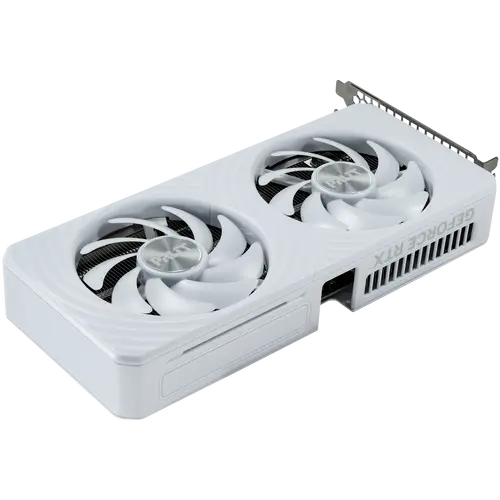 PALIT GeForce RTX 5060Ti White OC 8GB GDDR7 128 bit, 1x HDMI 2.1b, 3x DP 2.1b, 2 Fan, 1x 8-pin pwr connector, 600W, 262.1 x 126.3 x 40.1 mm, NE7506TU19P1-GB2062M - image 6