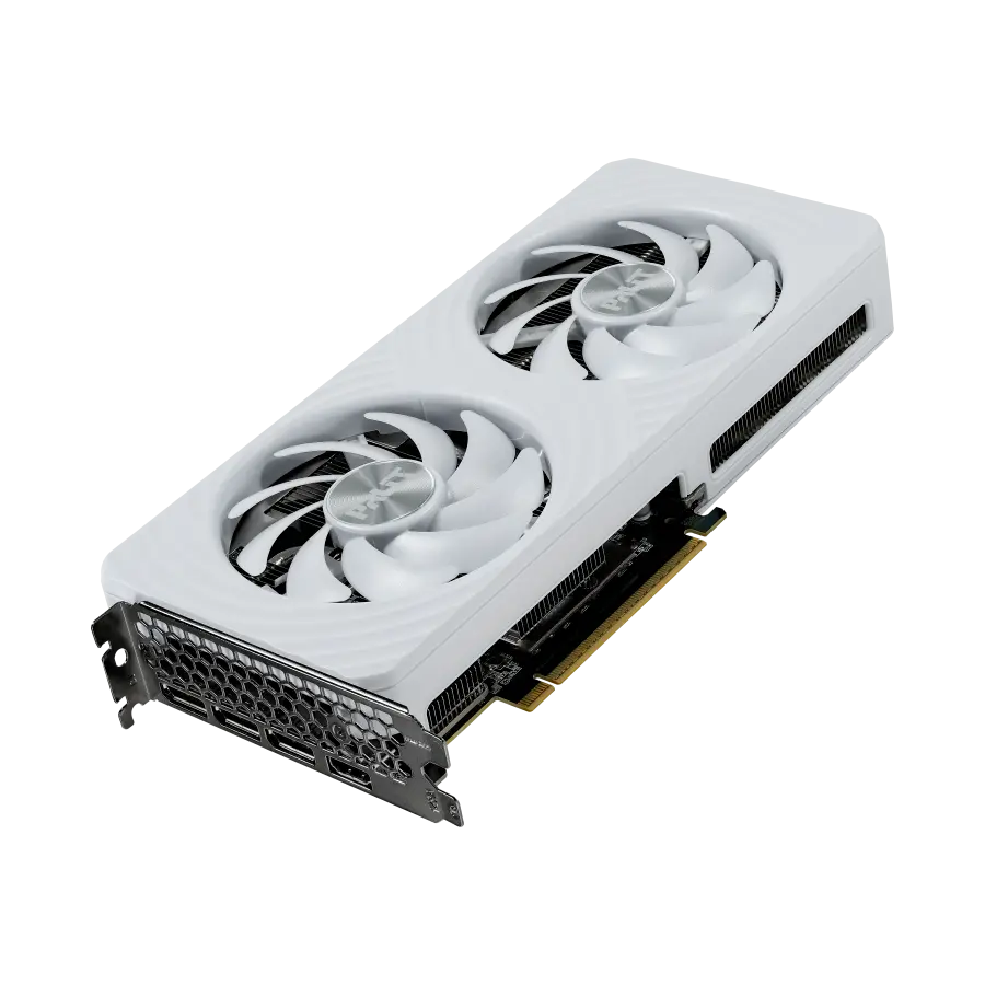 PALIT GeForce RTX 5060Ti White OC 8GB GDDR7 128 bit, 1x HDMI 2.1b, 3x DP 2.1b, 2 Fan, 1x 8-pin pwr connector, 600W, 262.1 x 126.3 x 40.1 mm, NE7506TU19P1-GB2062M - image 7