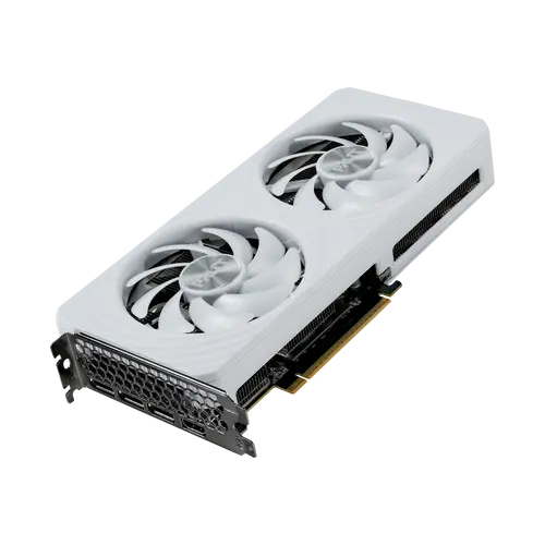 PALIT GeForce RTX 5060Ti White OC 8GB GDDR7 128 bit, 1x HDMI 2.1b, 3x DP 2.1b, 2 Fan, 1x 8-pin pwr connector, 600W, 262.1 x 126.3 x 40.1 mm, NE7506TU19P1-GB2062M - image 7
