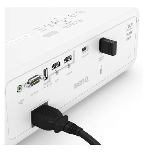 Мултимедиен проектор, BenQ LH650 DLP, FHD 1080P, 4000 ANSI lumens, Laser, 3000000: 1, TR 1.15~1.5, HDMI x2, RS232 x1, USB Type A x3, USB TYPE C x1, Audio out x1, 10W speaker, Smart Eco, Optional Wireless Projection - image 3