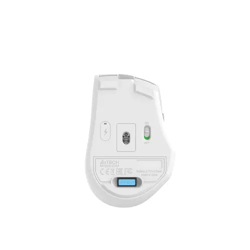Безжична безшумна мишка A4tech FG35CS Plus White Fstyler, 2.4Ghz ,бяла, USB-C - image 1