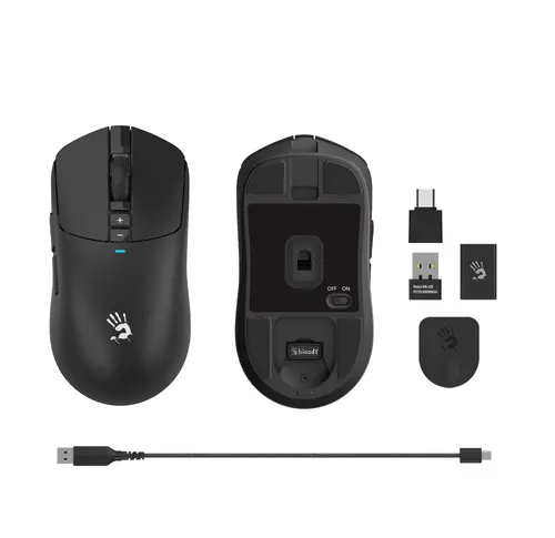 Ασύρματο οπτικό gaming ποντίκι A4tech Bloody R72 Pro - Μαύρο - 2