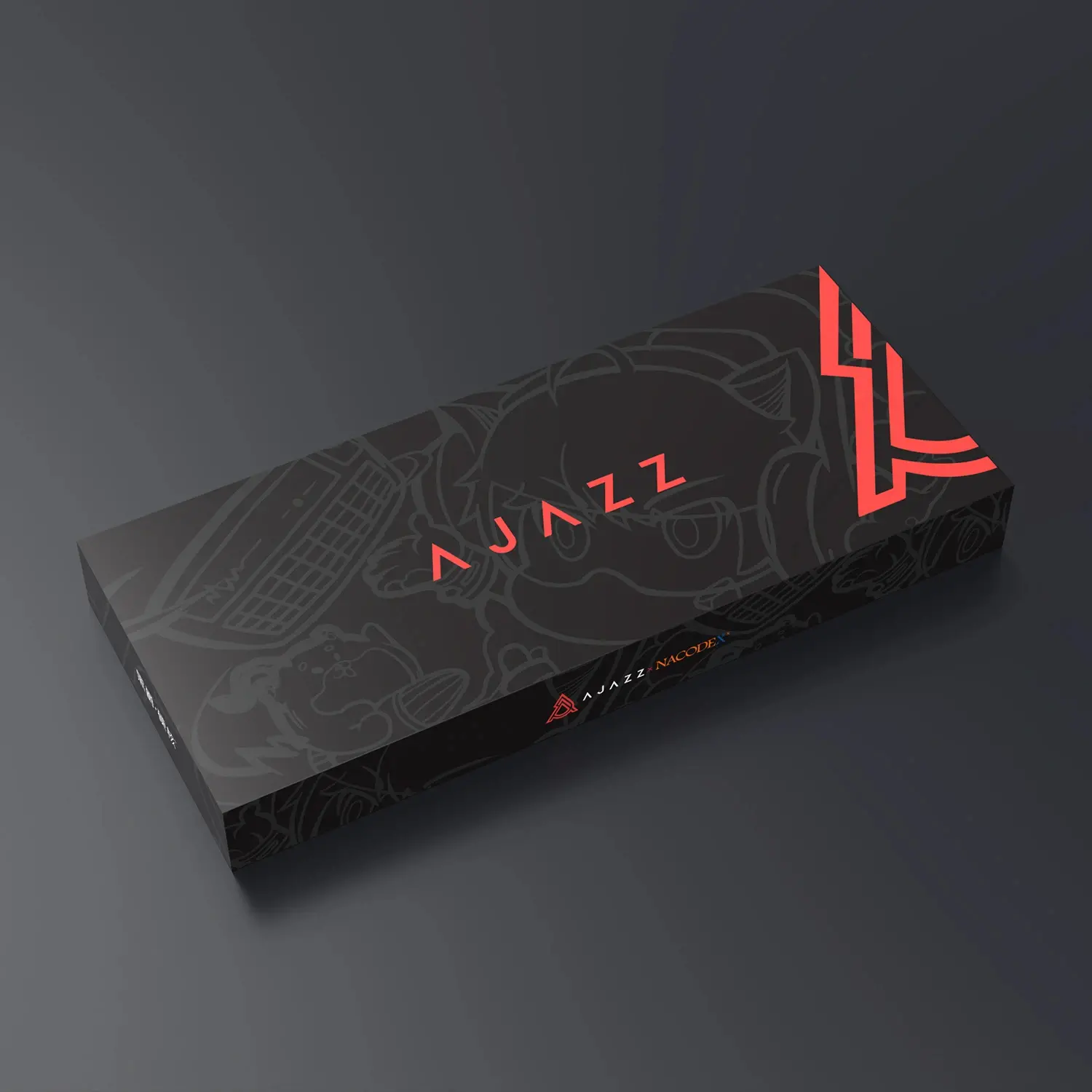 Ajazz tastatură mecanică de gaming Tastatură mecanică wireless de gaming AK980 V2 - Gift Switch [Linear] (engleză US), negru, gri - image 15