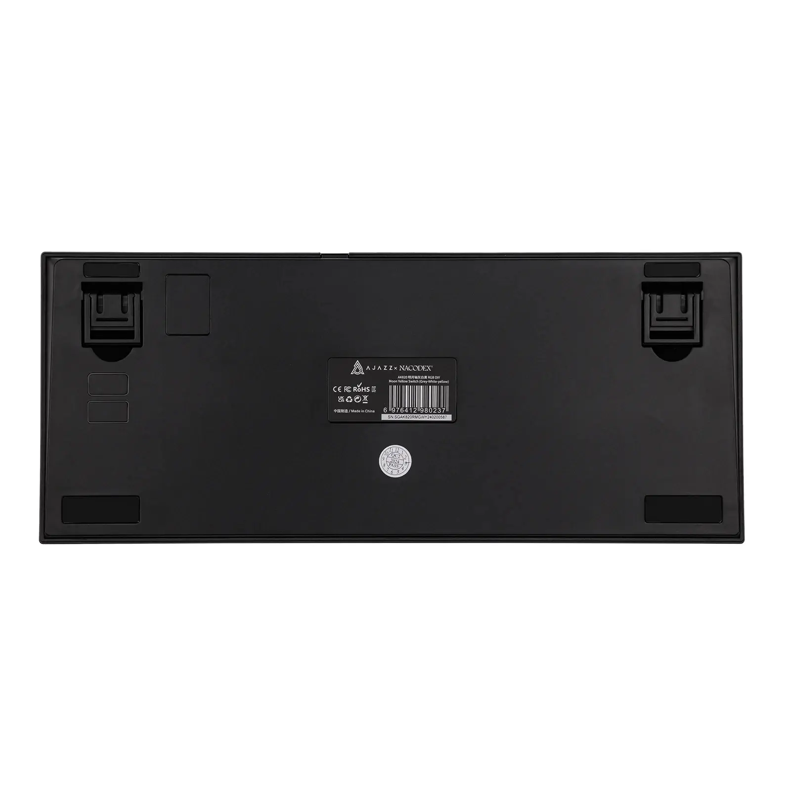 Ajazz геймърска механична клавиатура Gaming Mechanical Keyboard AK820 - Moon Switches [Linear] (English US), Black, Gray, RGB - image 10