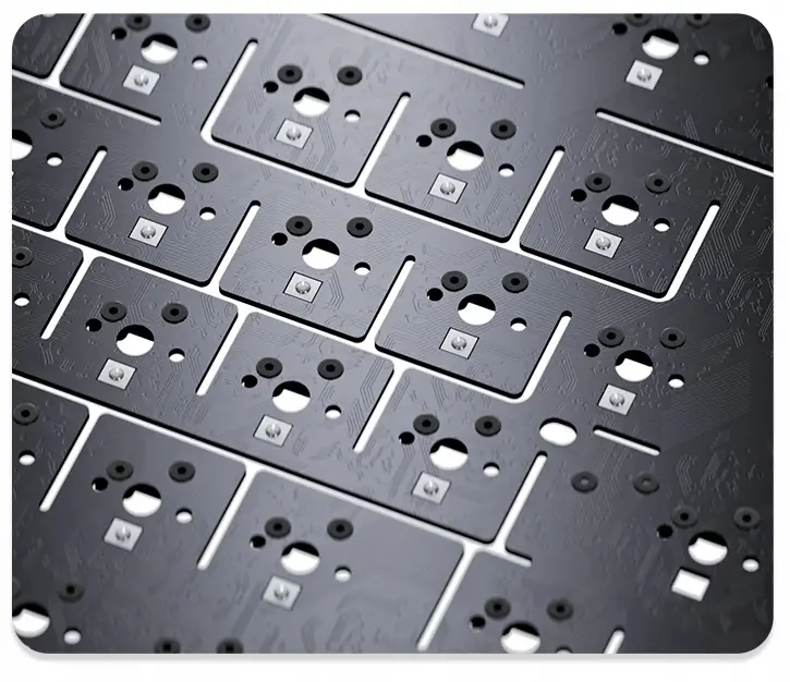 Ajazz геймърска механична клавиатура Gaming Mechanical Keyboard AK820 - Red Switches [Linear] (English US), Black, White Backlight - image 6