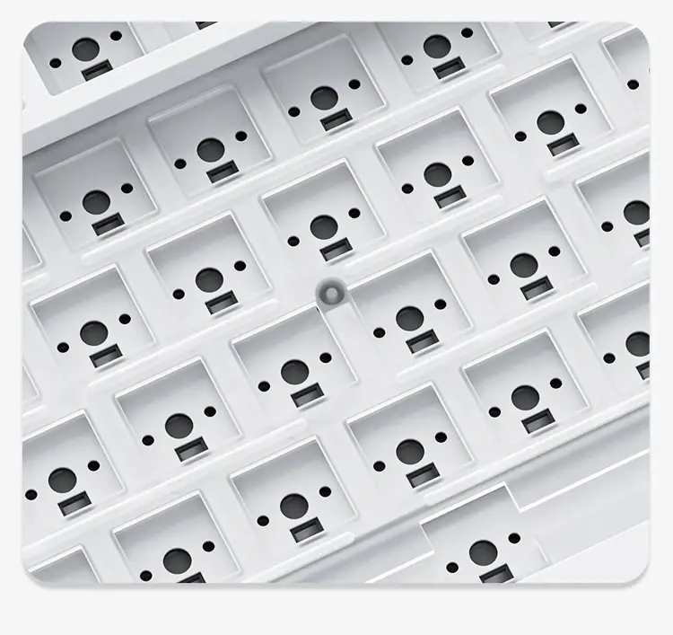 Ajazz геймърска механична клавиатура Gaming Mechanical Keyboard AK820 - Red Switches [Linear] (English US), Black, White Backlight - image 8