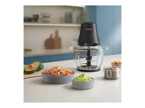 PHILIPS Уред за нарязване Series 3000 450W PowerChop technology купа 2л 2 скорости - image 3