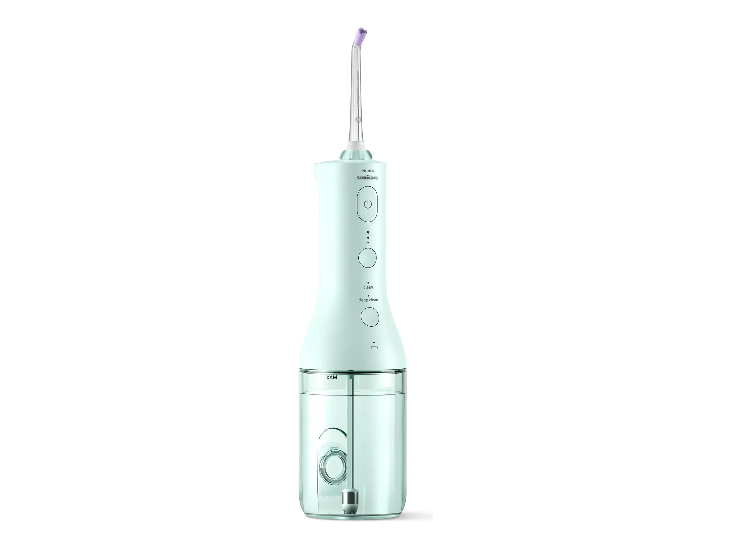 PHILIPS Power Flosser 3000 fără fir 2 moduri de curățare 3 intensități rezervor de 250ml ușor de umplut verde mentă - image 4