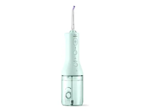 PHILIPS Power Flosser 3000 fără fir 2 moduri de curățare 3 intensități rezervor de 250ml ușor de umplut verde mentă - 5