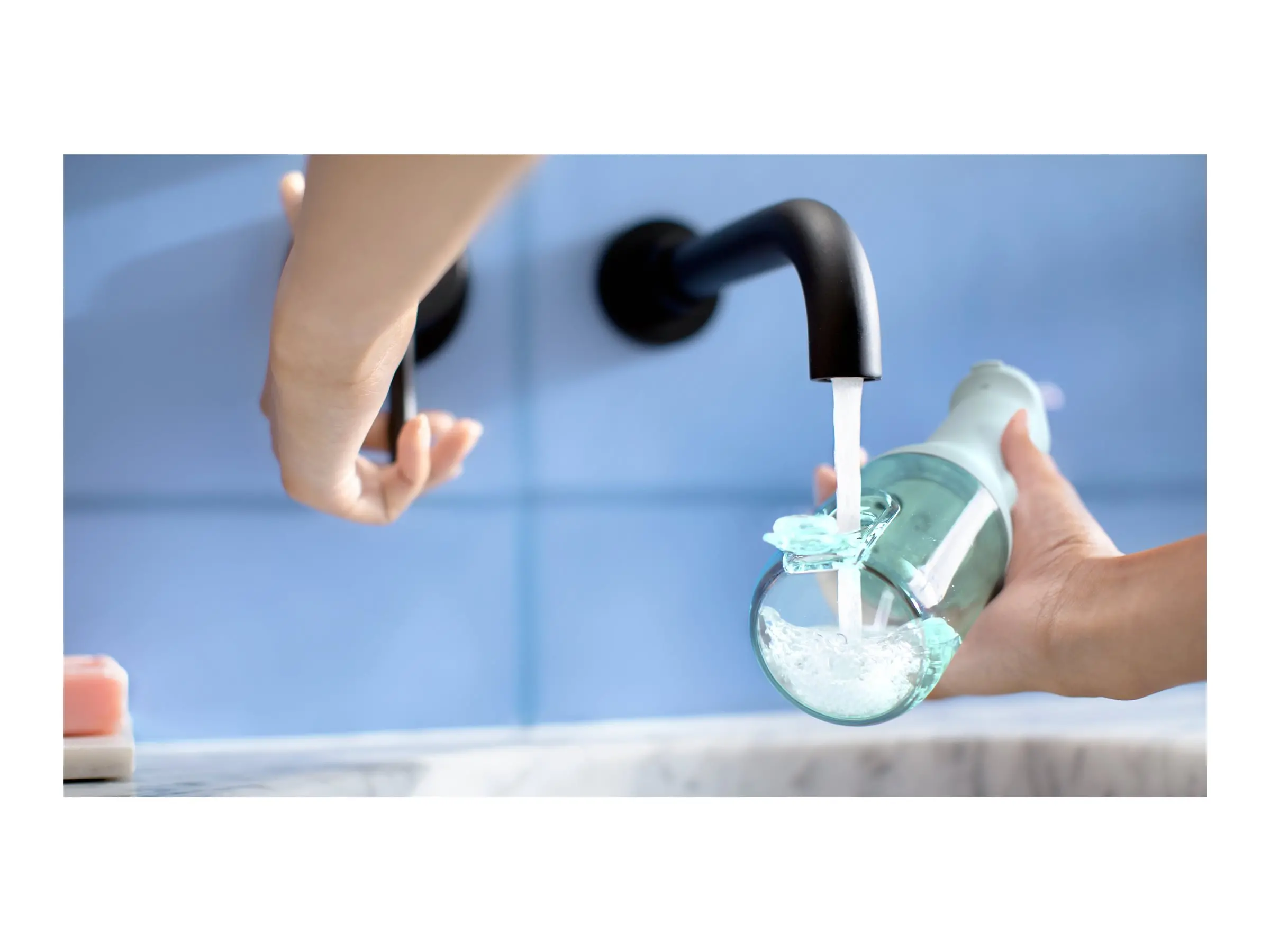 PHILIPS Power Flosser 3000 fără fir 2 moduri de curățare 3 intensități rezervor de 250ml ușor de umplut verde mentă - image 7