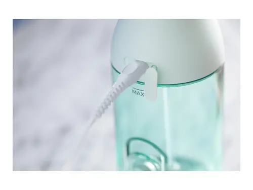 PHILIPS Power Flosser 3000 fără fir 2 moduri de curățare 3 intensități rezervor de 250ml ușor de umplut verde mentă - 9