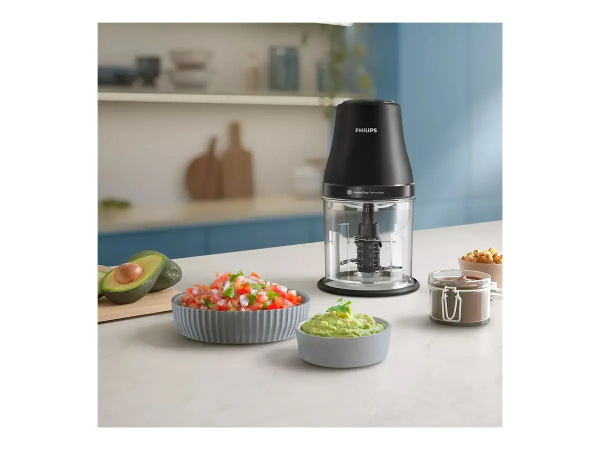 PHILIPS Уред за нарязване Series 3000 450W PowerChop technology купа 1л 2 скорости - image 3