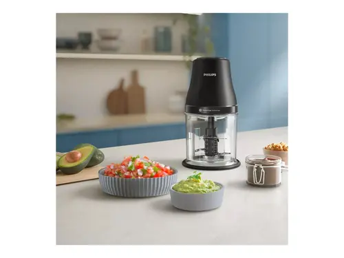 PHILIPS Уред за нарязване Series 3000 450W PowerChop technology купа 1л 2 скорости - image 3
