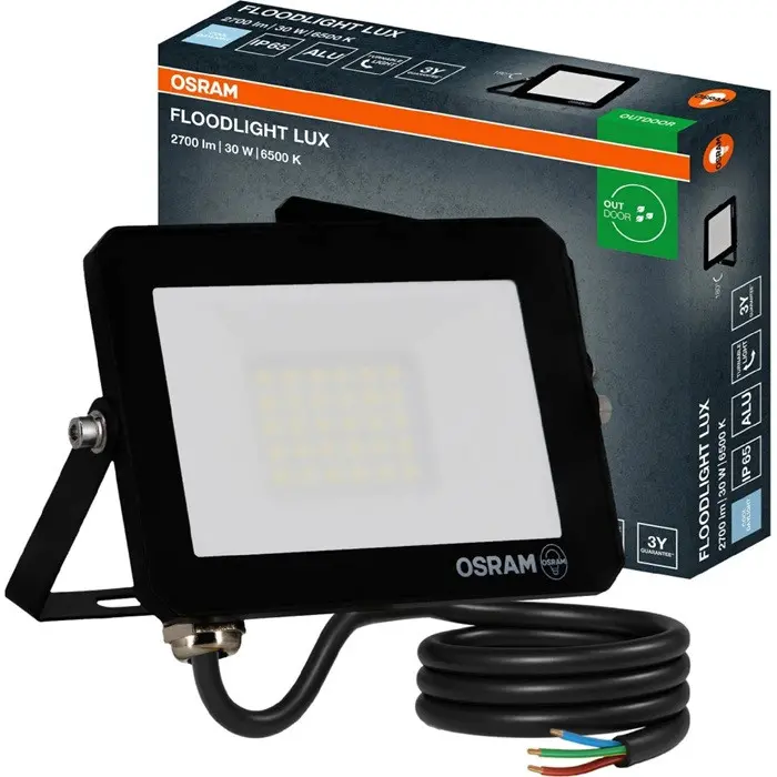 LED ПРОЖЕКТОР FLOODLIGHT LUX 30W 865 BLACK LEDVANCE