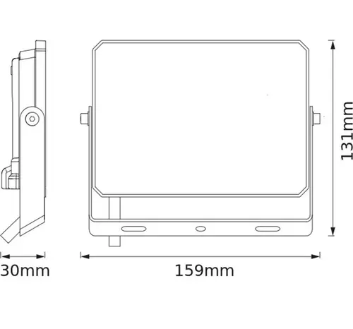 LED ПРОЖЕКТОР FLOODLIGHT LUX 30W 865 BLACK LEDVANCE - image 2