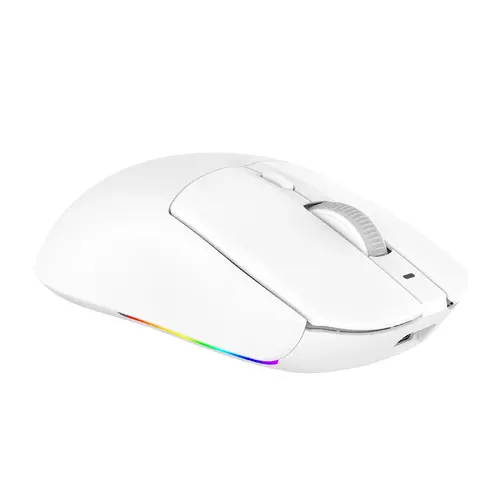 Ajazz професионална геймърска мишка AJ139 V2 MC - Wireless Gaming Mouse - 1K, Magnetic Charging Dock, White - image 5