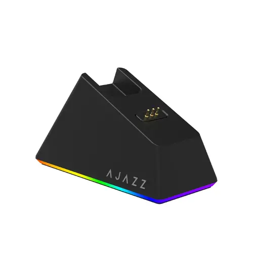 Mouse profesional de gaming Ajazz AJ139 V2 MC - Wireless Gaming Mouse - 1K, Stație de încărcare magnetică, Negru - 7