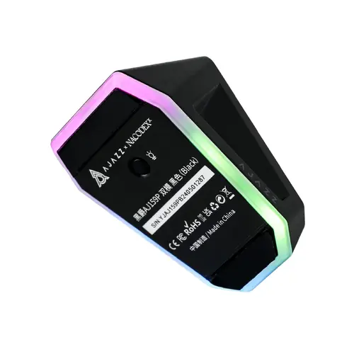 Ajazz mouse profesional de gaming AJ159P MC - Mouse wireless de gaming - 1K, bază de încărcare magnetică, negru - 10