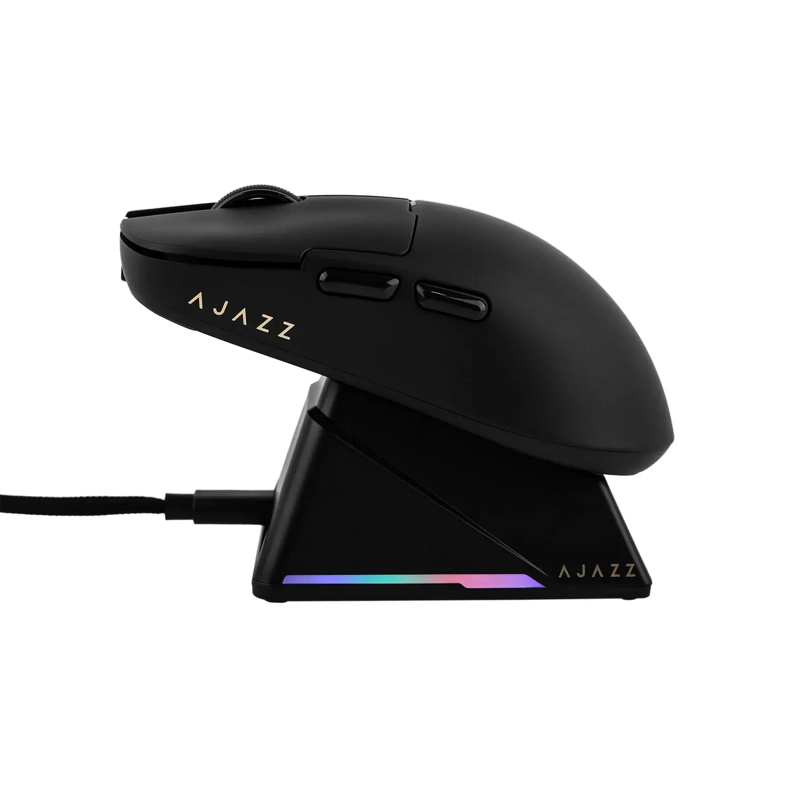 Ajazz επαγγελματικό gaming ποντίκι AJ159 APEX - Ασύρματο Gaming Ποντίκι - 8K, Μαγνητική βάση φόρτισης, Μαύρο - image 2